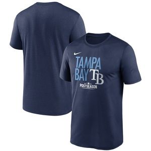 Tampa Bay Rays Nike 2021 Postseason Authentic Collection Dugout T-Shirt